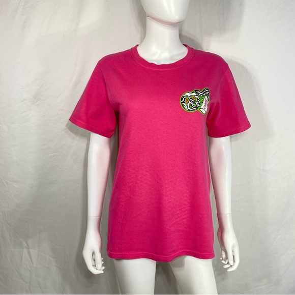 B.Jaxx Hot Pink Peace Love & Cheer Short Sleeve Tee - Picture 3 of 6